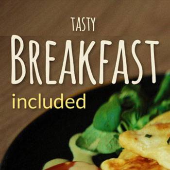 Breakfast included only on our website